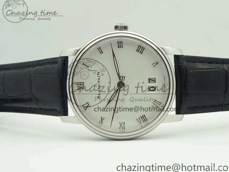 0324 SportInspired Villeret 6669 SS HG 1:1 Best Edition White Dial On Leather Strap V 8099